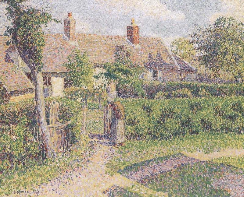 Camille Pissarro farmhouse china oil painting image